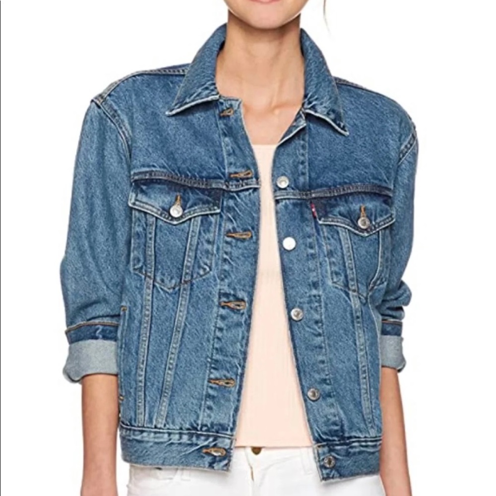 Levi's Ex-Boyfriend Denim Trucker Jacket